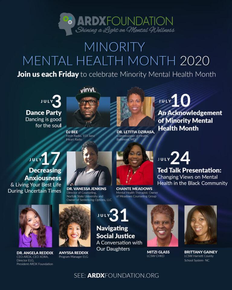 Minority Mental Health Awareness Month ARDX Foundation